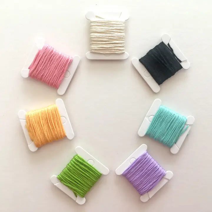 Llama Embroidery Kit (Boxed with Hoop) from Cinnamon Stitches