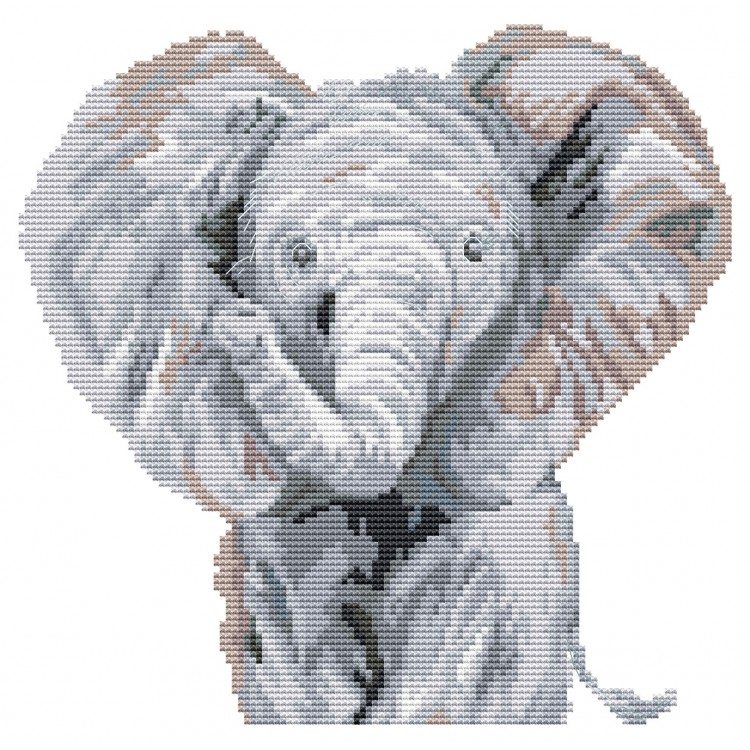 My Cross Stitch - Martha Bowyer Cross Stitch Kit - Elephant