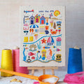 Seas the Day - Cross Stitch Kit: Full kit (14 count aida)